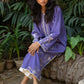 VIOLET EMBROIDERED KURTA