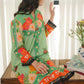 MINT PRINTED KURTA-SET