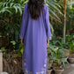 VIOLET EMBROIDERED KURTA