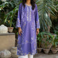 VIOLET EMBROIDERED KURTA