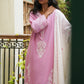 PINK EMBROIDERED KURTA