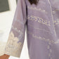 PALE-BLUE AAPLIQUE KURTA