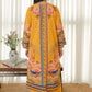 YELLOW PRINTED KURTA-SET