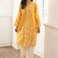 YELLOW EMBROIDERED KURTA