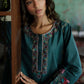 TEAL EMBROIDERED KURTA