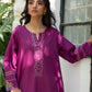 AUBERGINE EMBROIDERED KURTA